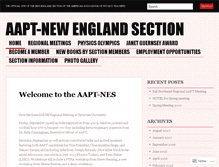 Tablet Screenshot of aapt-nes.org